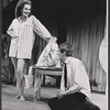 Geraldine Page and Michael Crawford in the stage production Black Comedy/White Lies