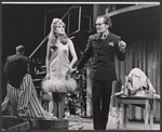 Lynn Redgrave and Donald Madden in the stage production Black Comedy/White Lies