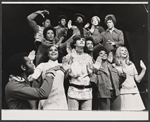 Gerri Dean, Camille Yarbrough, Ron Steward, Hattie Winston, Robert La Tourneaux, Janice Lynne Montgomery and unidentified others in the production Sambo: A Black Opera with White Spots