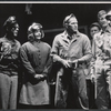 Peg Murray, Darren McGavin, Eugène Roche, Peter Fonda, Hy Anzell and unidentified in the stage production Blood, Sweat and Stanley Poole