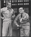 Darren McGavin and Robert Weil in the stage production Blood, Sweat and Stanley Poole