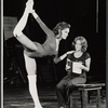 Julie Newmar and Madeline Kahn in rehearsal for the stage production Boom Boom Room