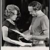 Madeline Kahn and Robert Loggia in rehearsal for the stage production Boom Boom Room