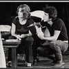 Madeline Kahn and an unidentified man in rehearsal for the stage production Boom Boom Room
