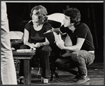 Madeline Kahn and an unidentified man in rehearsal for the stage production Boom Boom Room