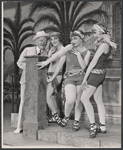 Geoffrey Hibbert, Millicent Martin [left] and unidentified others in the tour of The Boy Friend