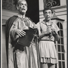 Danny Carroll [right] and unidentified in the stage production The Boys from Syracuse
