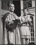 Danny Carroll [right] and unidentified in the stage production of The Boys from Syracuse