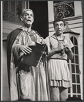 Danny Carroll [right] and unidentified in the stage production The Boys from Syracuse
