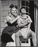 Karen Morrow and Rudy Tronto in the stage production of The Boys from Syracuse