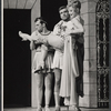 Danny Carroll, Stuart Damon and Cathryn Damon in the stage production The Boys from Syracuse