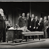 Martin Wolfson [left] and unidentified others in the stage production Breakfast at Tiffany's