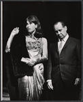 Mary Tyler Moore [left] and unidentified in the stage production Breakfast at Tiffany's