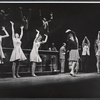 Mary Tyler Moore [center] and unidentified others in the stage production Breakfast at Tiffany's