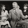 Unidentified actress, Art Lund, and Mary Tyler Moore in the stage production Breakfast at Tiffany's
