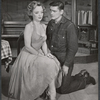 Replacement actors Barbara Baxley and Dick York in the stage production Bus Stop 