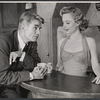 Replacement actors Kent Smith and Barbara Baxley in the stage production Bus Stop