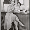 Barbara Baxley and Phyllis Love in the stage production Bus Stop