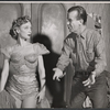 Barbara Baxley and Crahan Denton in the stage production Bus Stop