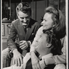 Nicolas Coster, Bethel Leslie, and Tom Poston in the stage production But, Seriously…