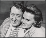 Tom Poston and Bethel Leslie in the stage production But, Seriously…