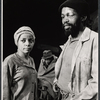 Ruby Dee, Paul Benjamin, and Zakes Mokae in the stage production Boesman and Lena