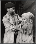 Zakes Mokae and Ruby Dee in the stage production Boesman and Lena