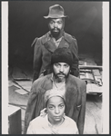 Paul Benjamin, Zakes Mokae, and Ruby Dee in the stage production Boesman and Lena