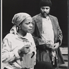 Ruby Dee and Zakes Mokae in the stage production Boesman and Lena