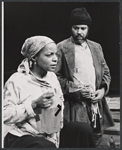 Ruby Dee and Zakes Mokae in the stage production Boesman and Lena