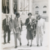 Althea Gibson at New York City Hall after successful tennis tournaments in Europe