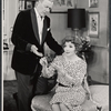 Cyril Ritchard and Claudette Colbert in the stage production The Irregular Verb to Love