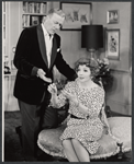 Cyril Ritchard and Claudette Colbert in the stage production The Irregular Verb to Love