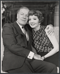 Cyril Ritchard and Claudette Colbert in the stage production The Irregular Verb to Love