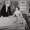 Cyril Ritchard and Claudette Colbert in the stage production The Irregular Verb to Love
