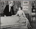 Cyril Ritchard and Claudette Colbert in the stage production The Irregular Verb to Love