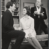 William Kinsolving, Kathryn Hays and Cyril Ritchard in the stage production The Irregular Verb to Love