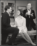 William Kinsolving, Kathryn Hays and Cyril Ritchard in the stage production The Irregular Verb to Love