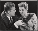 Pat Hingle and Nan Martin in the stage production J.B.