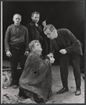 Pat Hingle, Ivor Francis [center] and ensemble in the stage production J.B.