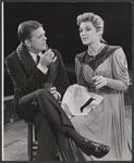 Pat Hingle and Nan Martin in the stage production J.B.