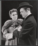 Nan Martin and Pat Hingle in the stage production J.B.