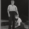 Pat Hingle and Nan Martin in the stage production J.B.