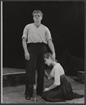 Pat Hingle and Nan Martin in the stage production J.B.