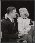 Pat Hingle and unidentified in the stage production J.B.
