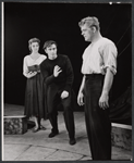 Nan Martin, Christopher Plummer and Pat Hingle in the stage production J.B.