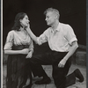 Sheppard Strudwick and unidentified in the stage production J.B.