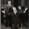 Sheppard Strudwick [center] John Carradine [right] and unidentified in the stage production J.B.