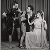 Harold Scott, Margaret Hall and unidentified in the Off-Broadway stage production The Jackass