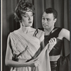 Margaret Hall and Harold Scott in the Off-Broadway stage production The Jackass